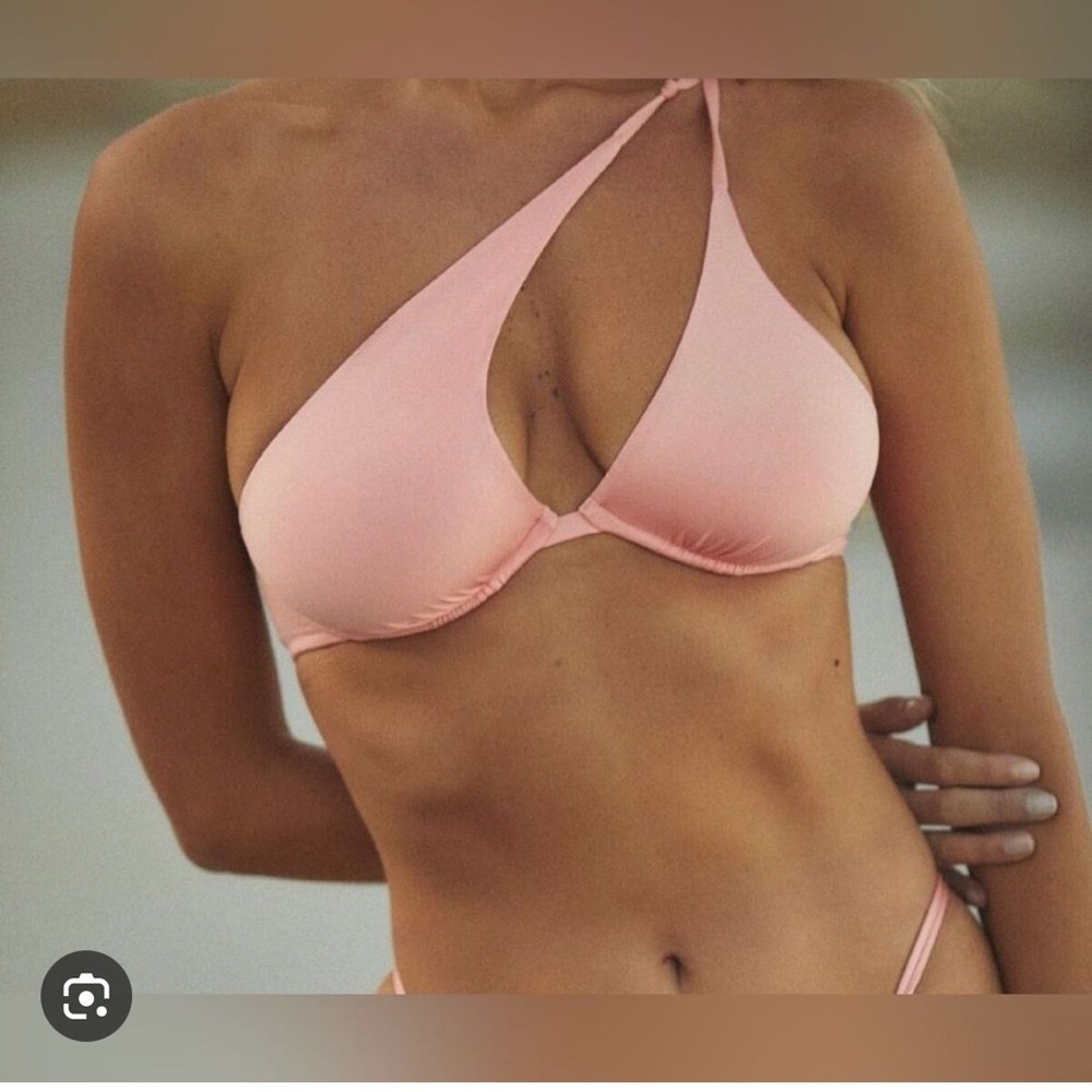 Monica Hansen Coral Underwire Bikini Top Adjustable Strap Swim NWT M